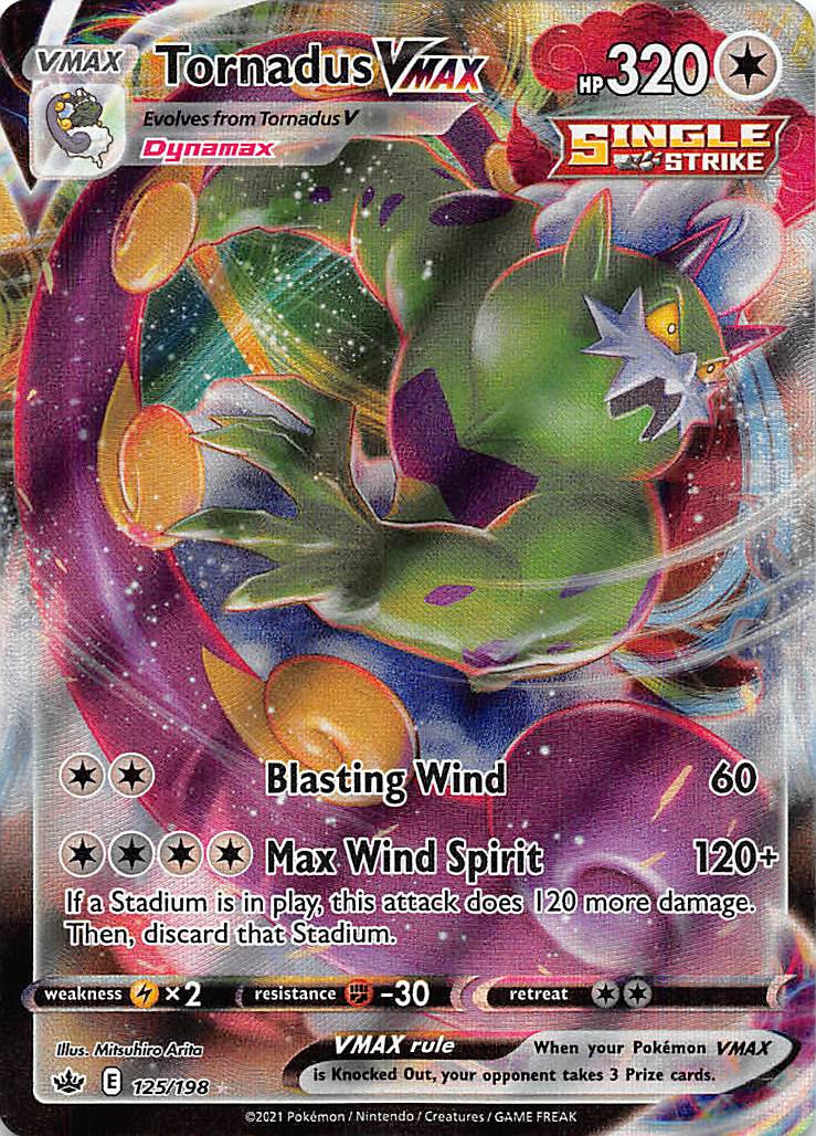 Tornadus VMAX (125/198) [Sword & Shield: Chilling Reign] | Devastation Store