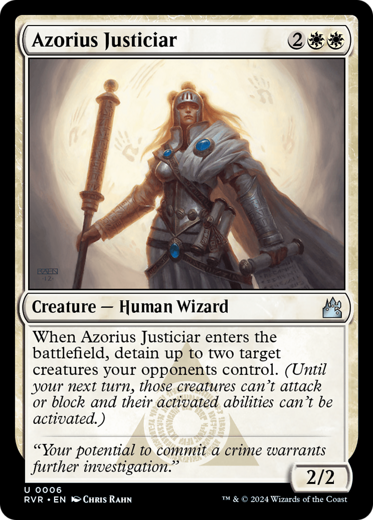 Azorius Justiciar [Ravnica Remastered] | Devastation Store