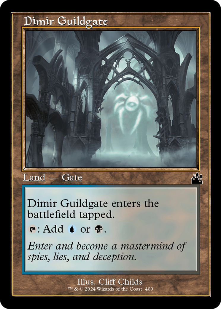 Dimir Guildgate (Retro Frame) [Ravnica Remastered] | Devastation Store