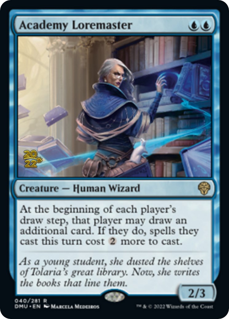 Academy Loremaster [Dominaria United Prerelease Promos] | Devastation Store