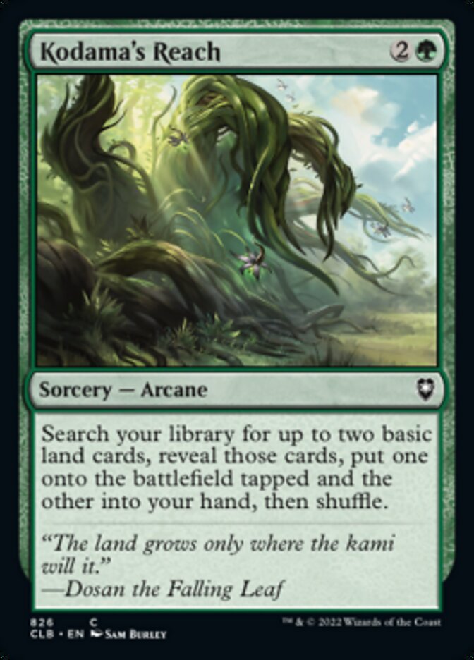 Kodama's Reach [Commander Legends: Battle for Baldur's Gate] | Devastation Store
