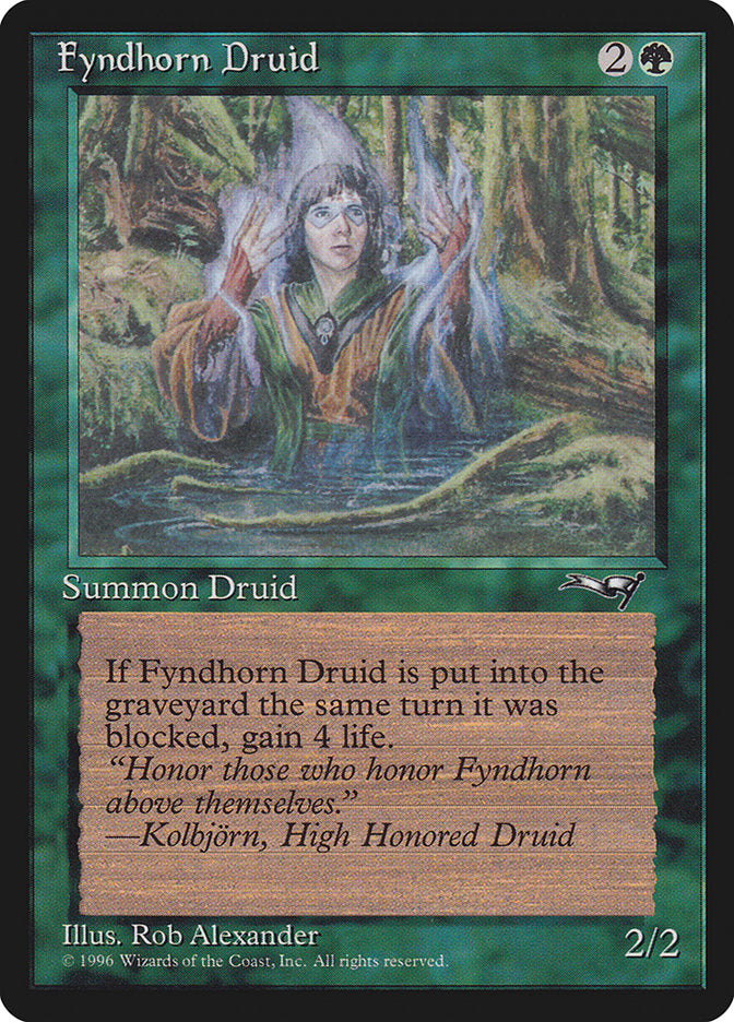 Fyndhorn Druid (Blue Flames) [Alliances] - Devastation Store | Devastation Store