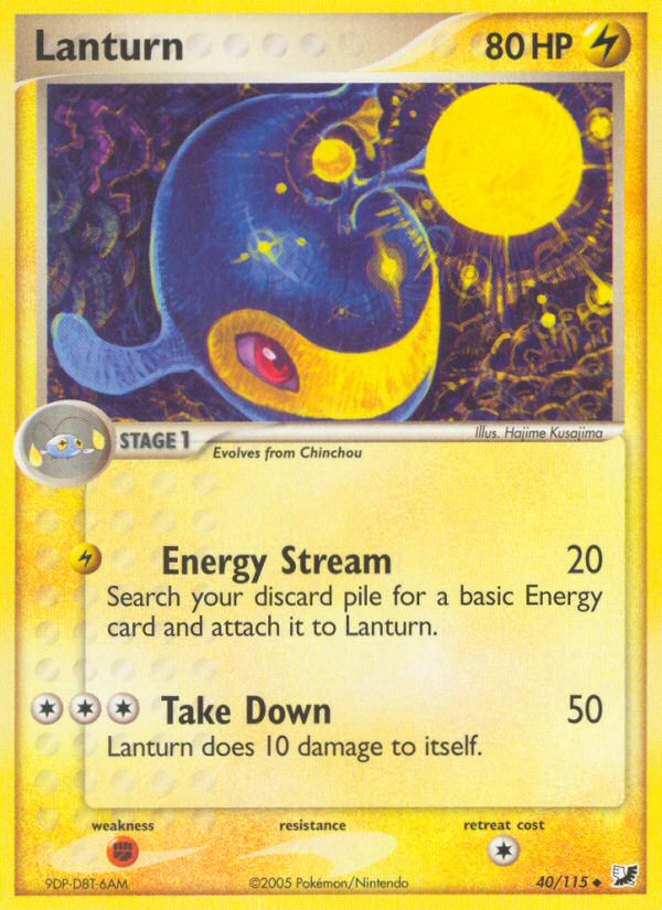 Lanturn (40/115) [EX: Unseen Forces] | Devastation Store