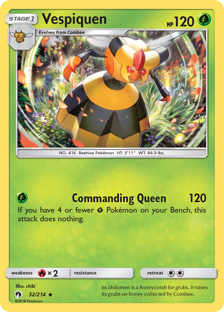 Vespiquen (32/214) [Sun & Moon: Lost Thunder] | Devastation Store