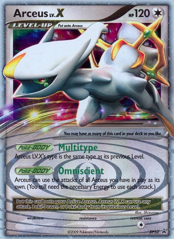 Arceus Lv.X (DP53) [Diamond & Pearl: Black Star Promos] | Devastation Store