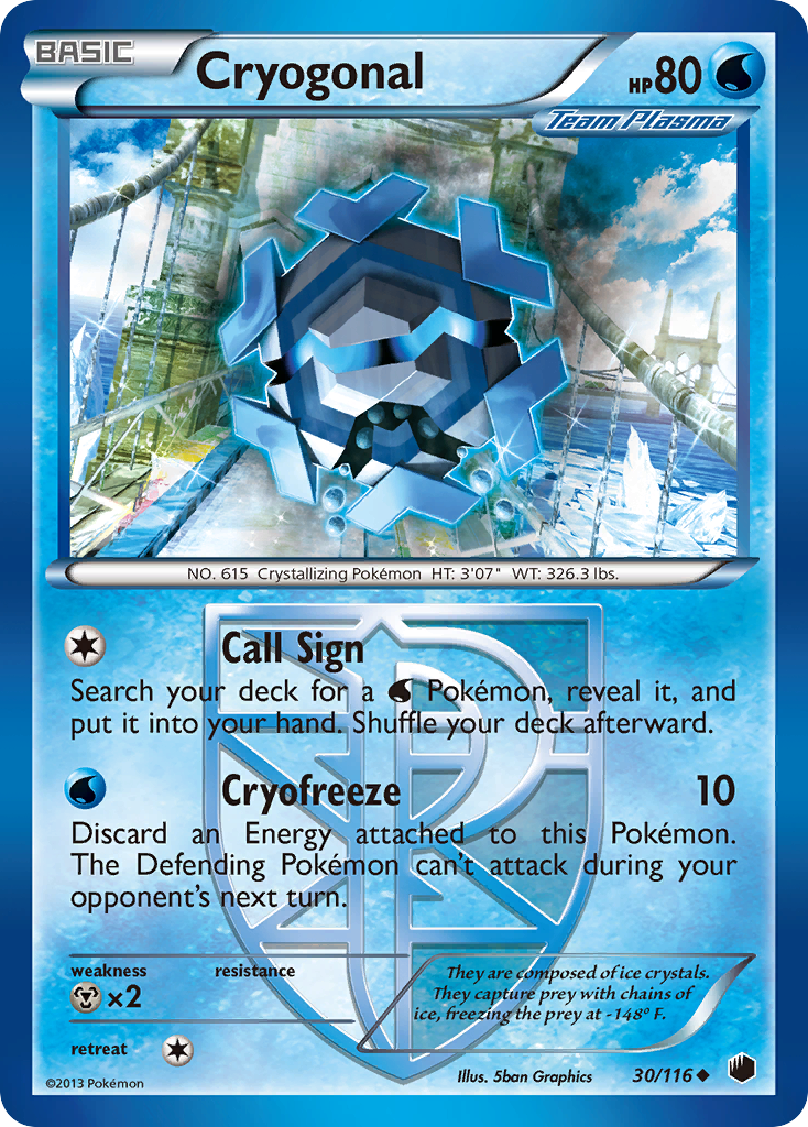 Cryogonal (30/116) [Black & White: Plasma Freeze] | Devastation Store