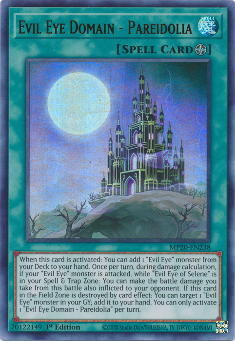 Evil Eye Domain - Pareidolia [MP20-EN238] Ultra Rare | Devastation Store
