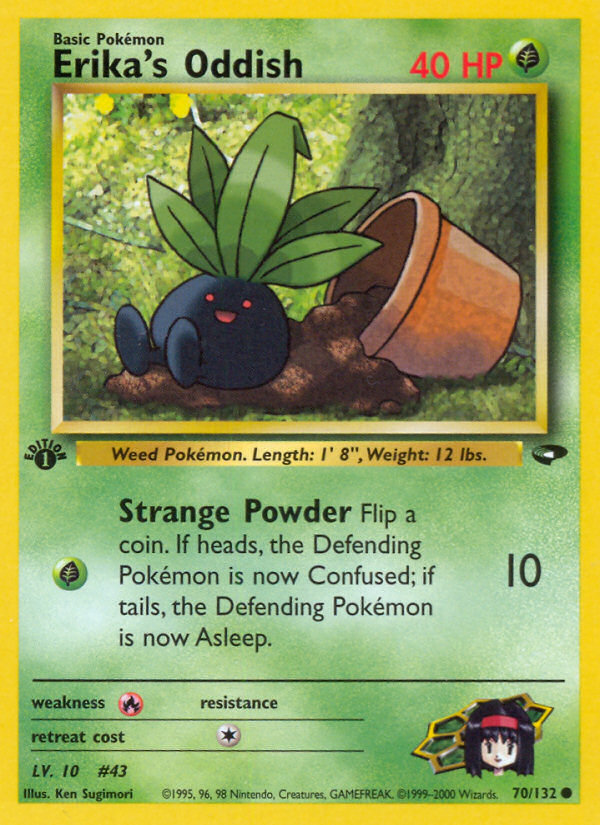 Erika's Oddish (70/132) [Gym Challenge 1st Edition] | Devastation Store