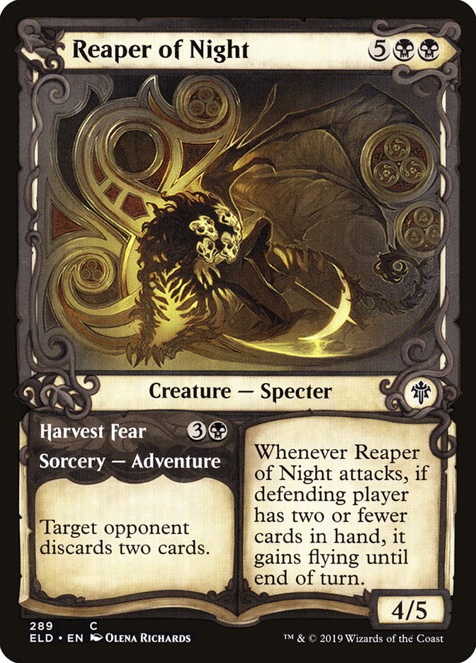 Reaper of Night // Harvest Fear (Showcase) [Throne of Eldraine] | Devastation Store