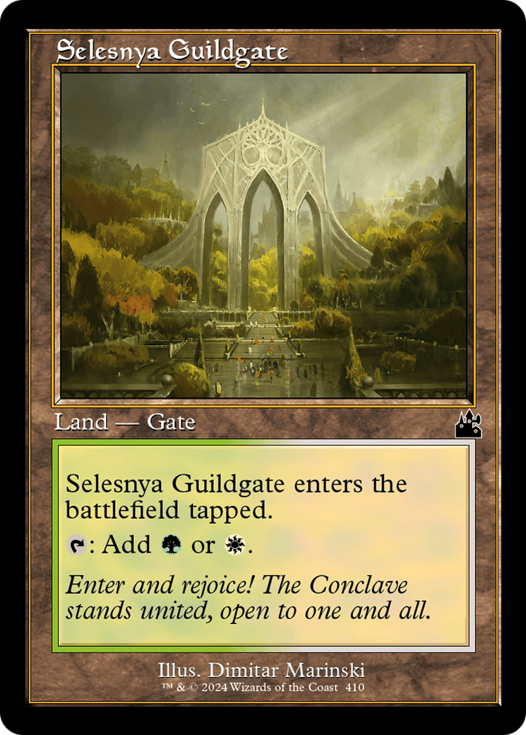 Selesnya Guildgate (Retro Frame) [Ravnica Remastered] | Devastation Store