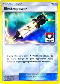 Electropower (172/214) (League Promo) [Sun & Moon: Lost Thunder] | Devastation Store