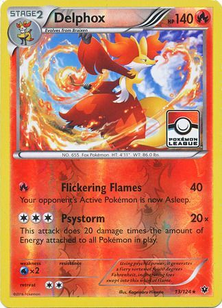 Delphox (13/124) (League Promo) [XY: Fates Collide] | Devastation Store