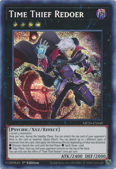 Time Thief Redoer [MP20-EN040] Prismatic Secret Rare | Devastation Store