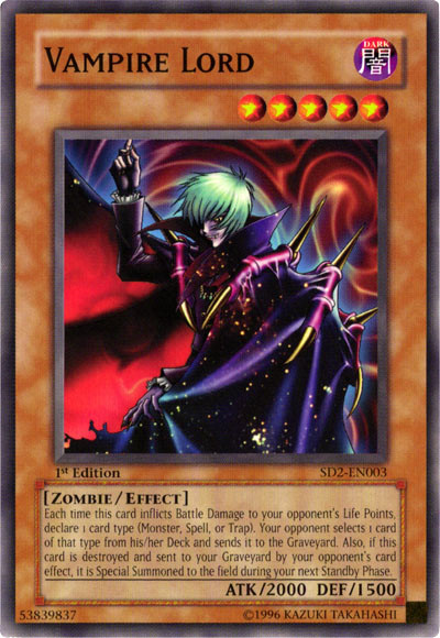 Vampire Lord [SD2-EN003] Common | Devastation Store