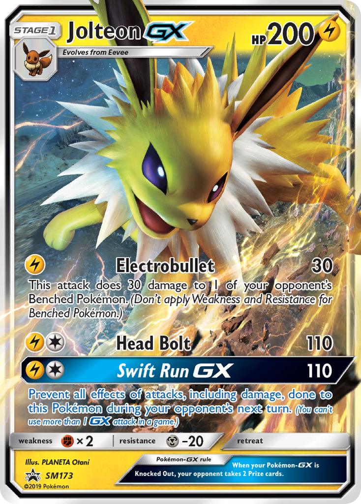 Jolteon GX (SM173) [Sun & Moon: Black Star Promos] | Devastation Store