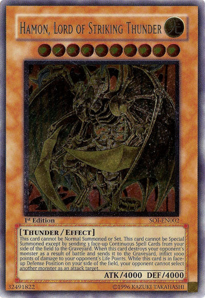 Hamon, Lord of Striking Thunder (UTR) [SOI-EN002] Ultimate Rare | Devastation Store