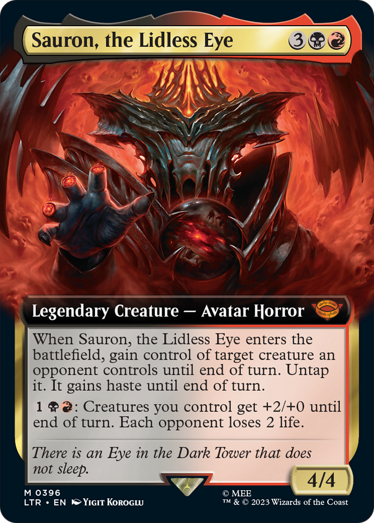 Sauron, the Lidless Eye (Extended Art) [The Lord of the Rings: Tales of Middle-Earth] | Devastation Store