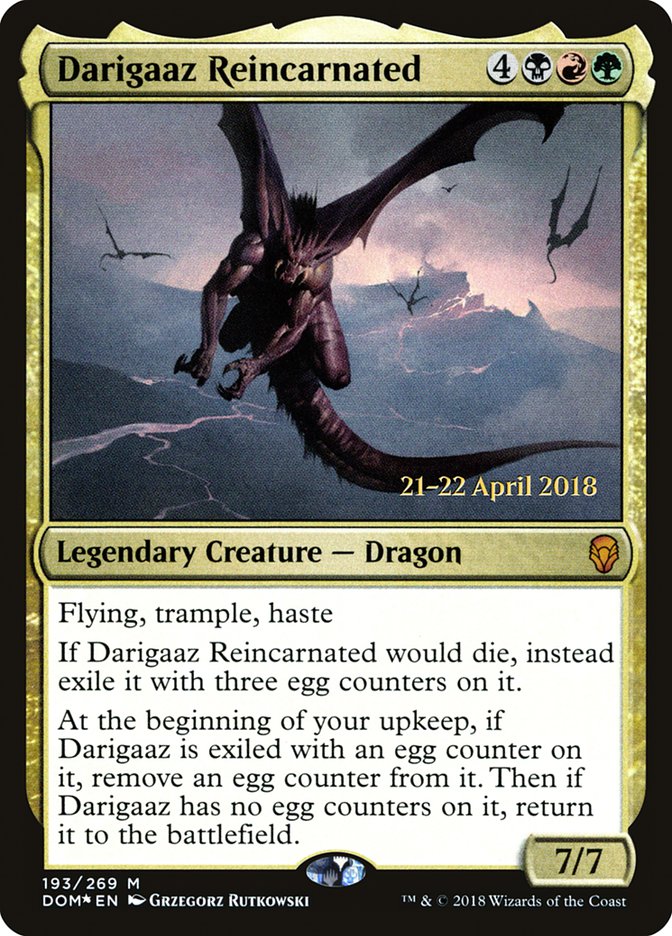 Darigaaz Reincarnated  [Dominaria Prerelease Promos] | Devastation Store