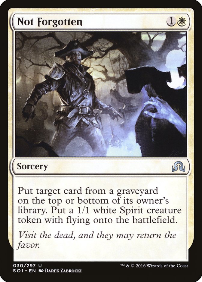 Not Forgotten [Shadows over Innistrad] - Devastation Store | Devastation Store