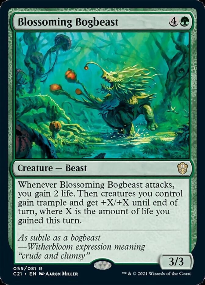 Blossoming Bogbeast [Commander 2021] | Devastation Store