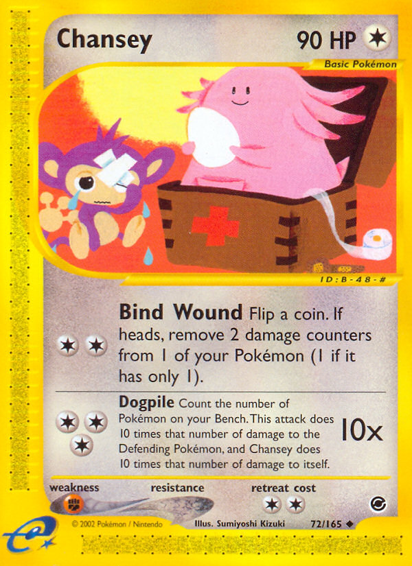 Chansey (72/165) [Expedition: Base Set] | Devastation Store