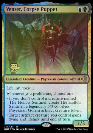 Venser, Corpse Puppet [Phyrexia: All Will Be One Prerelease Promos] | Devastation Store