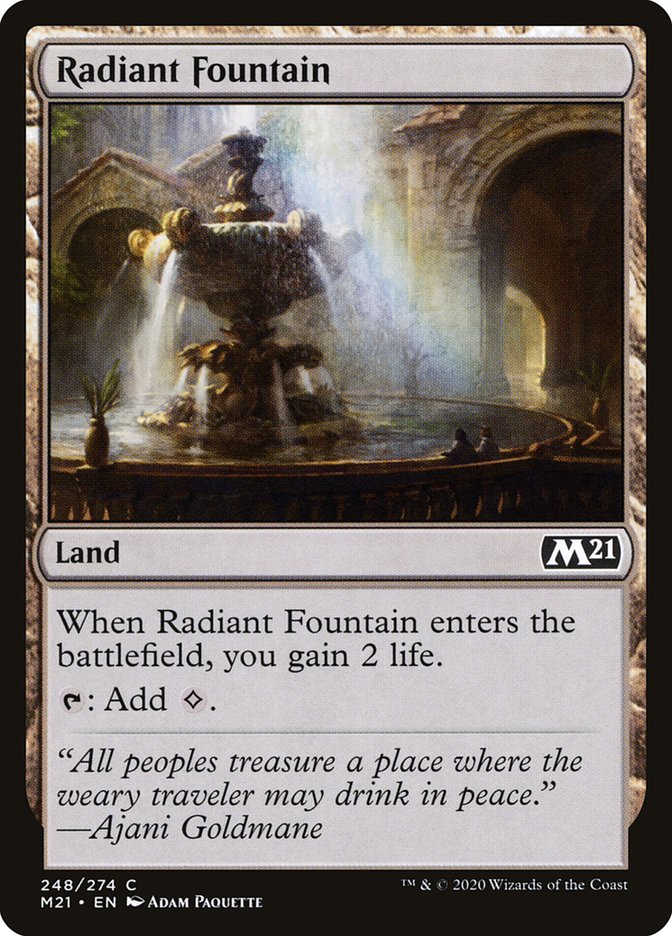 Radiant Fountain [Core Set 2021] | Devastation Store