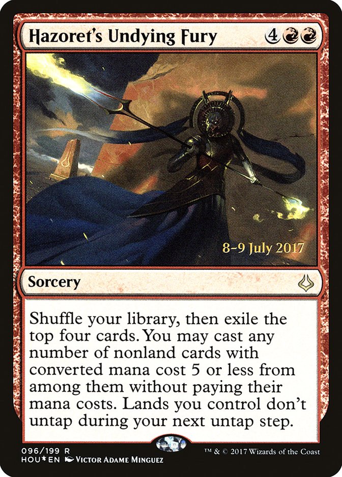 Hazoret's Undying Fury  [Hour of Devastation Prerelease Promos] - Devastation Store | Devastation Store