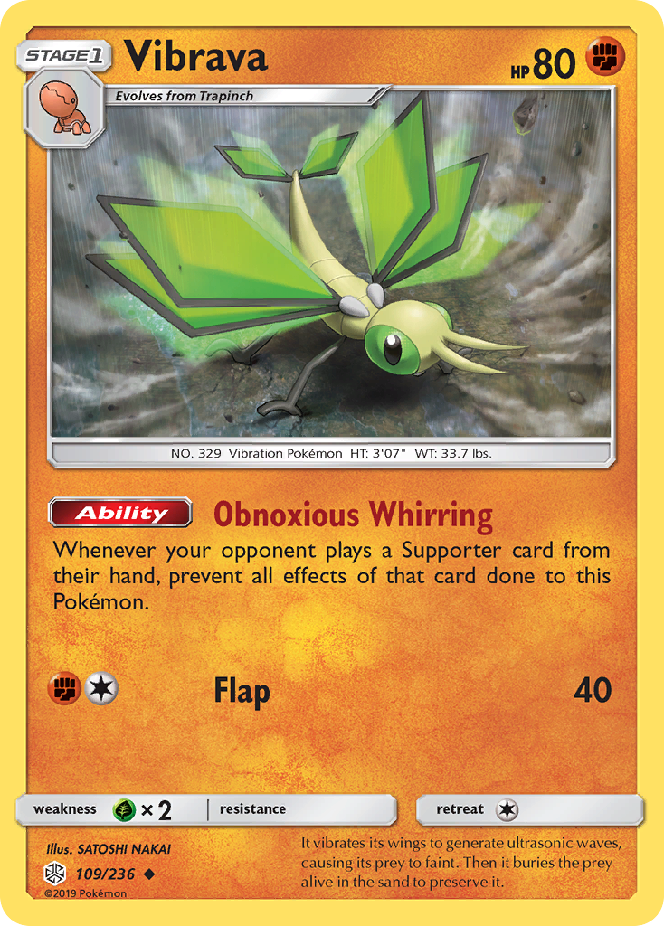 Vibrava (109/236) [Sun & Moon: Cosmic Eclipse] | Devastation Store