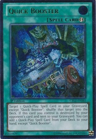 Quick Booster [CBLZ-EN065] Ultimate Rare | Devastation Store