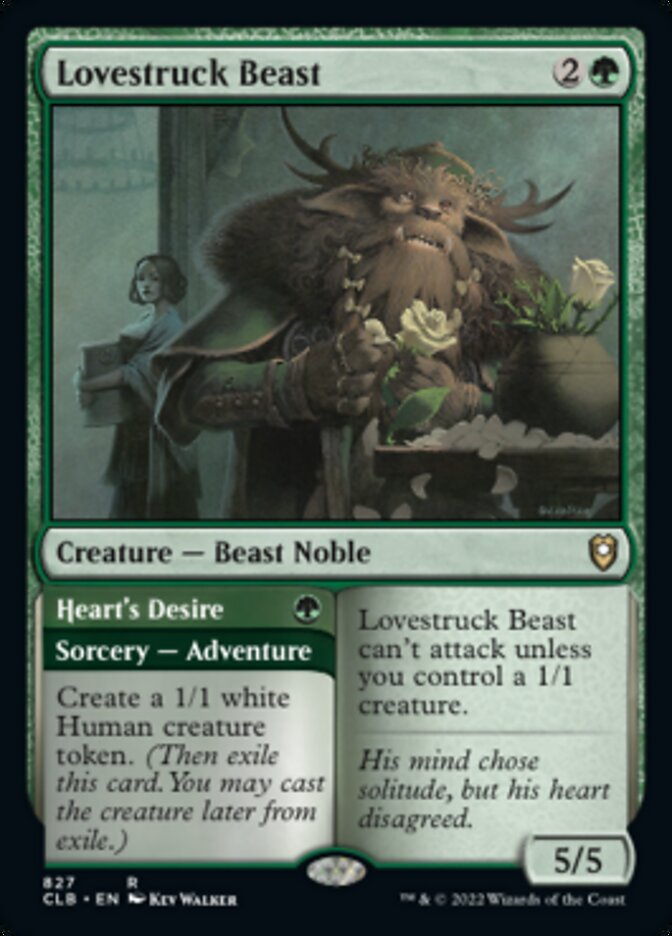 Lovestruck Beast // Heart's Desire [Commander Legends: Battle for Baldur's Gate] | Devastation Store