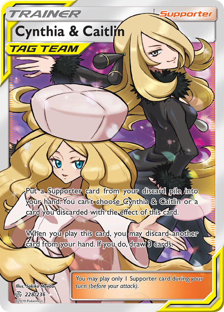 Cynthia & Caitlin (228/236) [Sun & Moon: Cosmic Eclipse] | Devastation Store