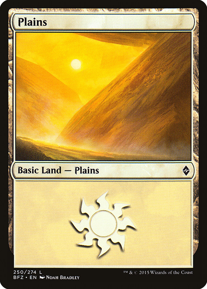 Plains (250a) [Battle for Zendikar] - Devastation Store | Devastation Store