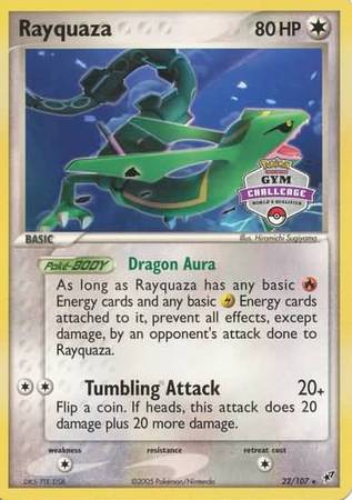 Rayquaza (22/107) (Gym Challenge Promo) [EX: Deoxys] | Devastation Store