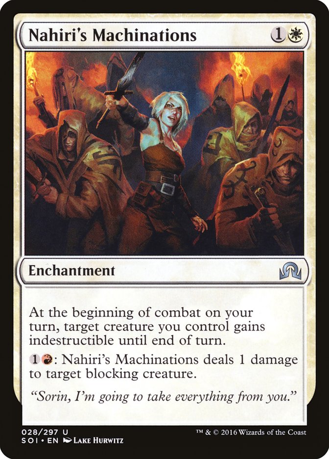 Nahiri's Machinations [Shadows over Innistrad] | Devastation Store