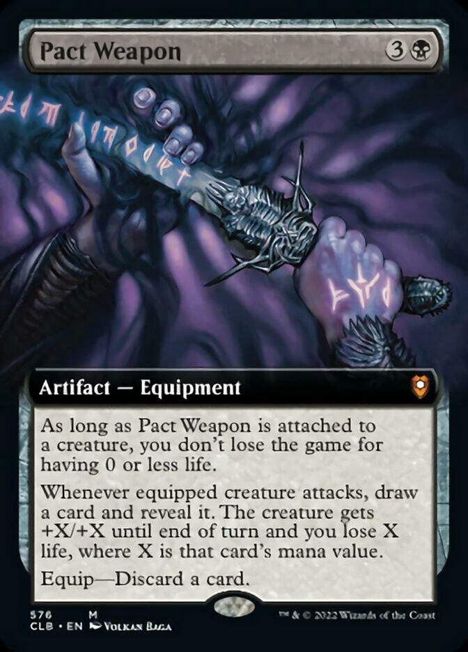 Pact Weapon (Extended Art) [Commander Legends: Battle for Baldur's Gate] | Devastation Store