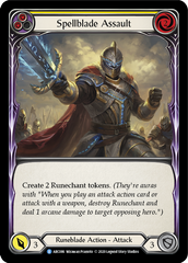 Spellblade Assault (Yellow) [ARC086] Unlimited Edition Rainbow Foil - Devastation Store | Devastation Store