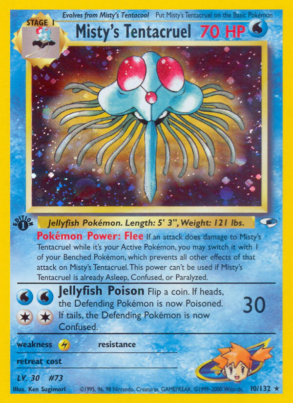 Misty's Tentacruel (10/132) [Gym Heroes 1st Edition] | Devastation Store