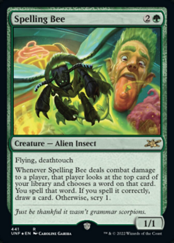 Spelling Bee (Galaxy Foil) [Unfinity] | Devastation Store