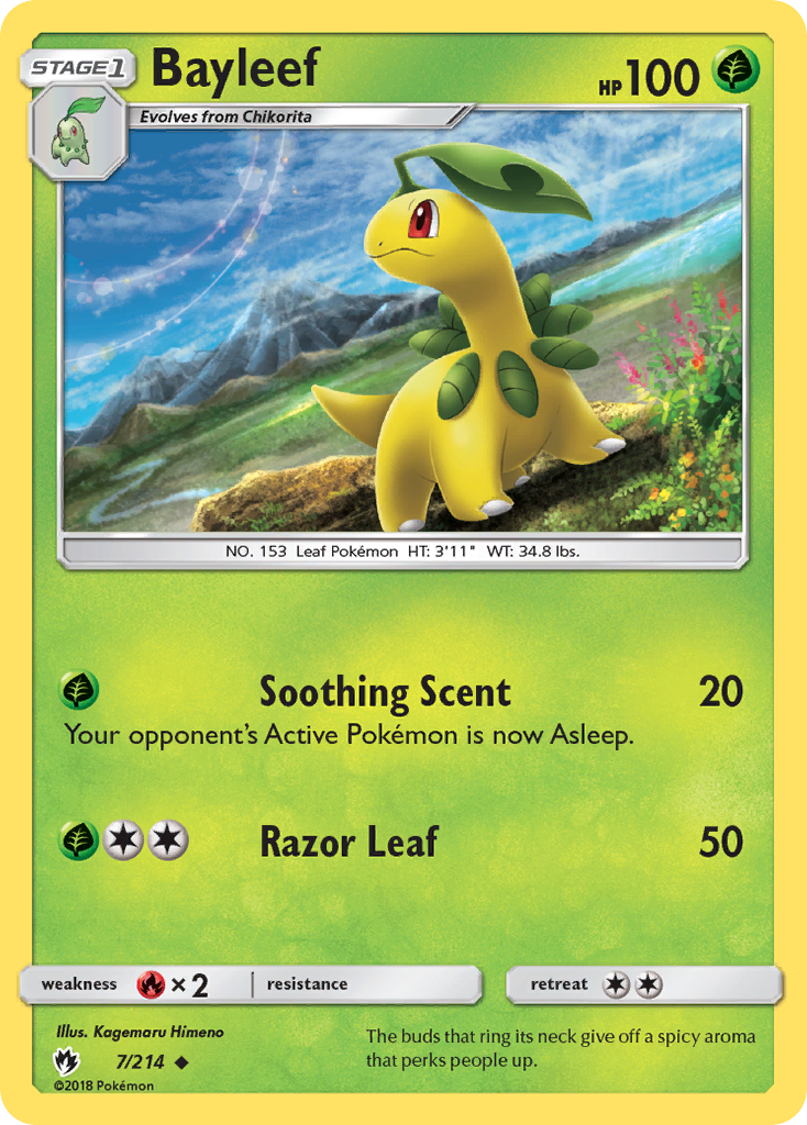 Bayleef (7/214) [Sun & Moon: Lost Thunder] | Devastation Store