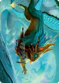 Toski, Bearer of Secrets Art Card (Gold-Stamped Signature) [Kaldheim: Art Series] | Devastation Store