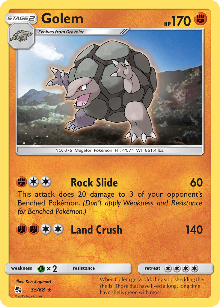 Golem (35/68) [Sun & Moon: Hidden Fates] | Devastation Store