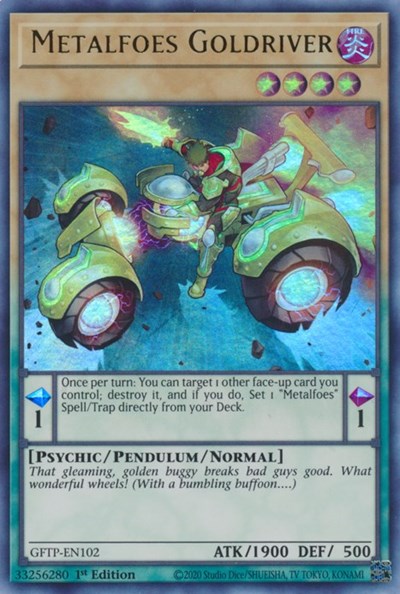 Metalfoes Goldriver [GFTP-EN102] Ultra Rare | Devastation Store