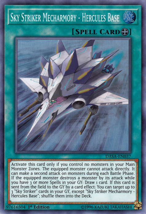 Sky Striker Mecharmory - Hercules Base [DASA-EN037] Super Rare | Devastation Store