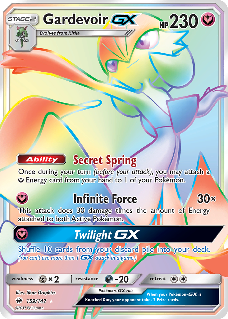 Gardevoir GX (159/147) [Sun & Moon: Burning Shadows] | Devastation Store