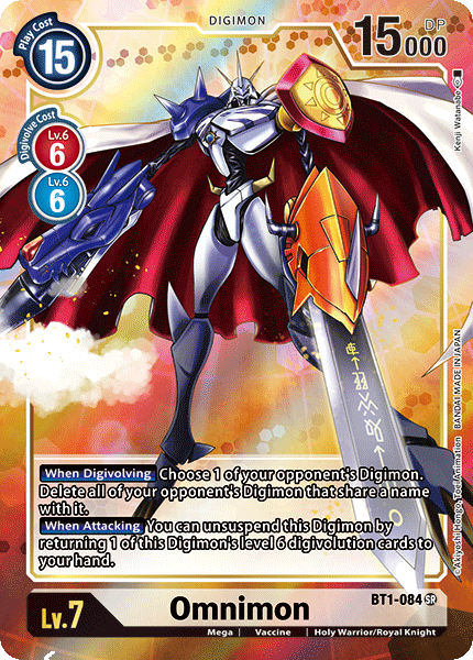 Omnimon [BT1-084] (Alternate Art) [Release Special Booster Ver.1.0] | Devastation Store