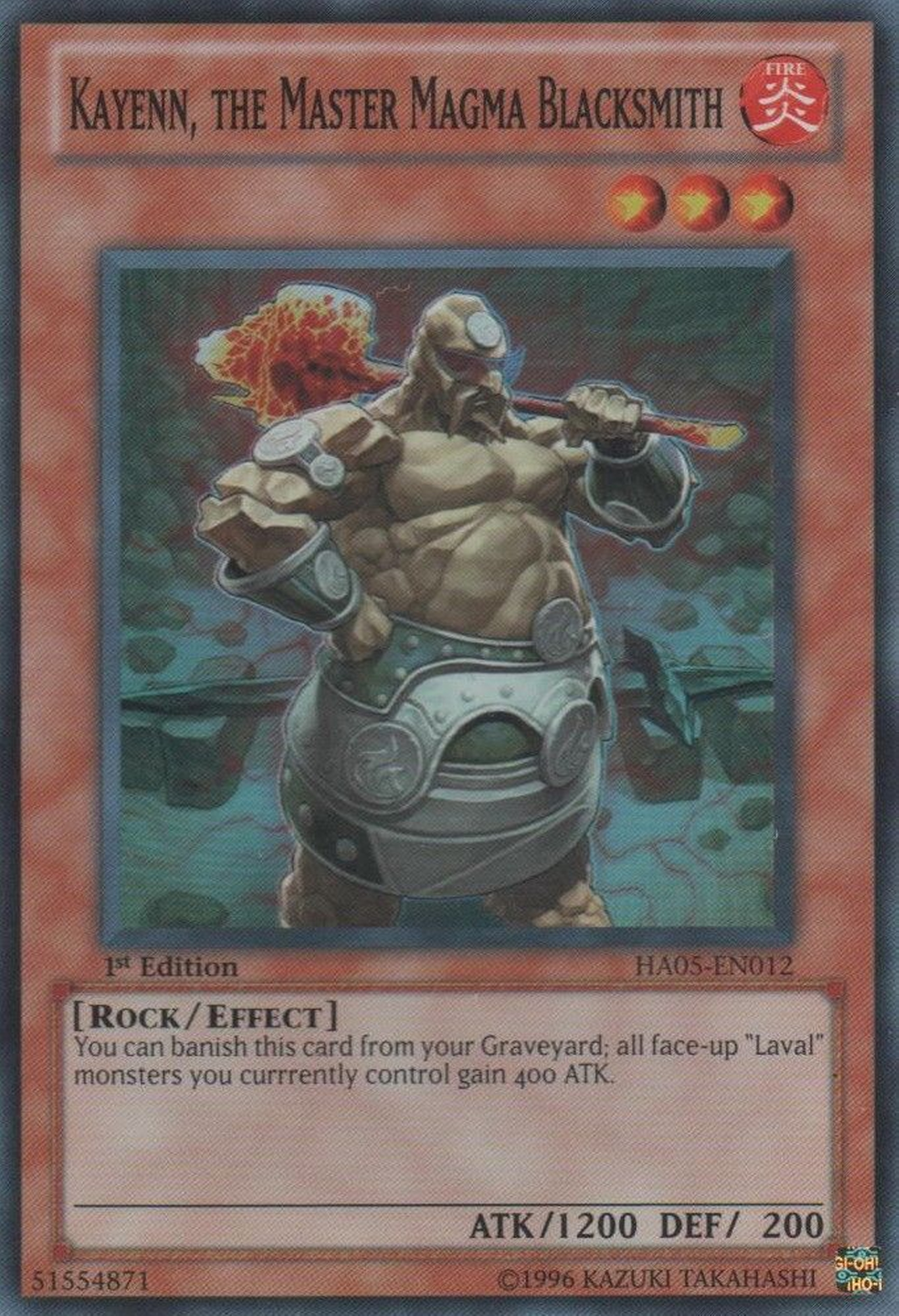 Kayenn, the Master Magma Blacksmith [HA05-EN012] Super Rare | Devastation Store