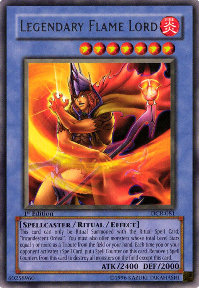 Legendary Flame Lord [DCR-081] Rare | Devastation Store