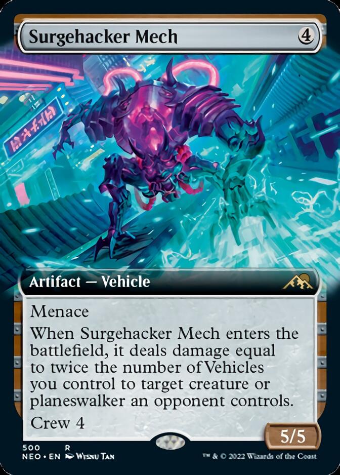 Surgehacker Mech (Extended) [Kamigawa: Neon Dynasty] | Devastation Store