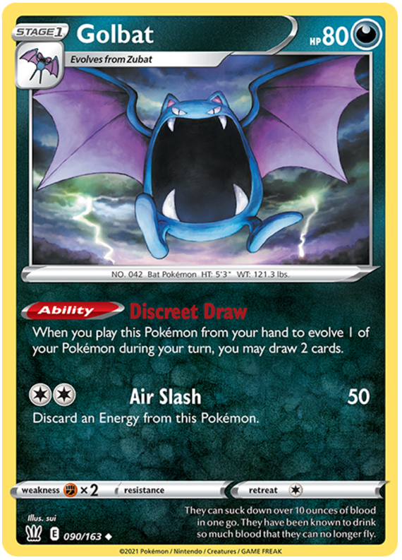 Golbat (090/163) [Sword & Shield: Battle Styles] | Devastation Store